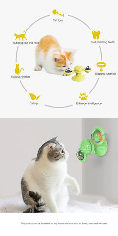 Rotating Cat Windmill