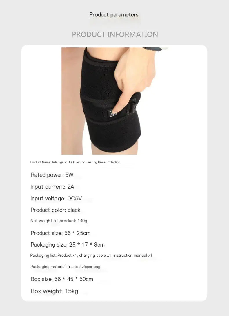 USB Heat Therapy Knee Pads