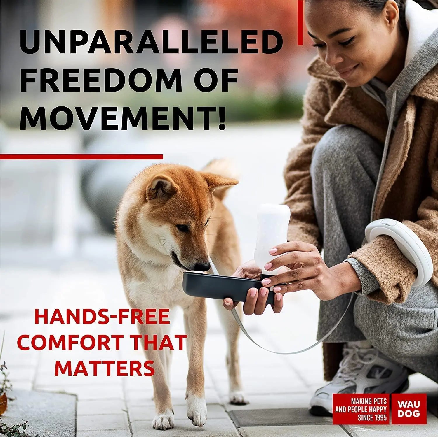 ErgoFlex Hands-Free Dog Leash 9.5 Ft