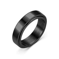 Titanium Shine Swivel Lettering Ring