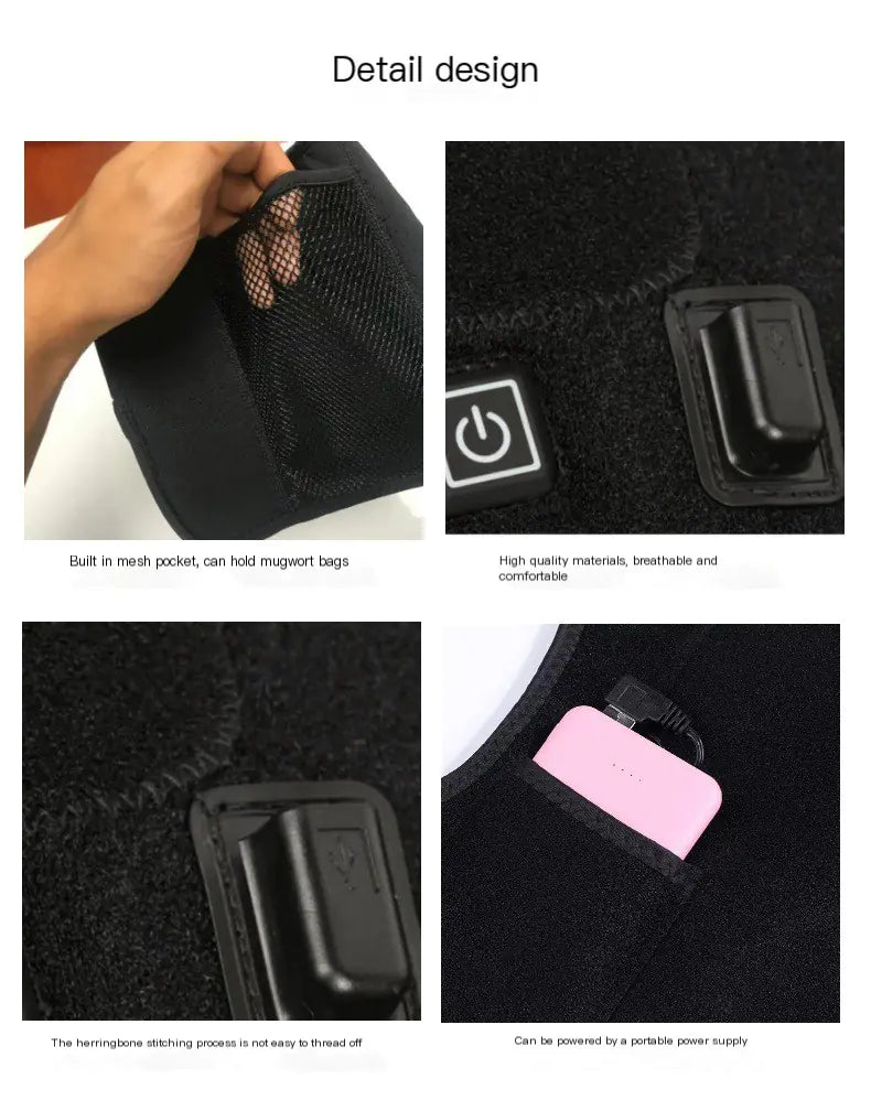 USB Heat Therapy Knee Pads