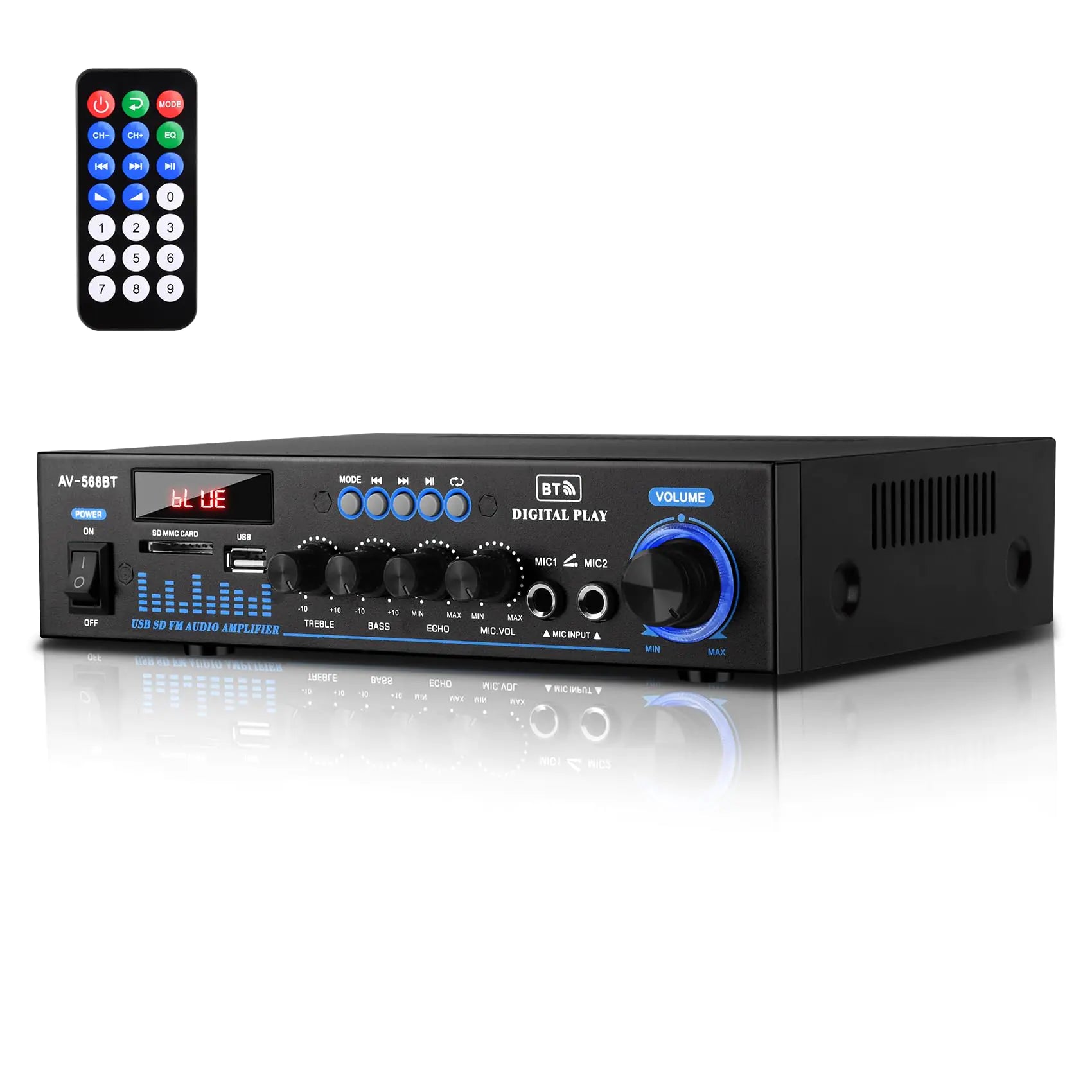 Daakro AV-568 Compact Stereo Amplifier