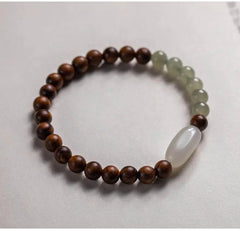 Handcrafted Hetian Jade Bracelet