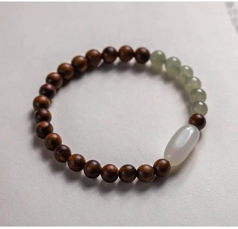Handcrafted Hetian Jade Bracelet