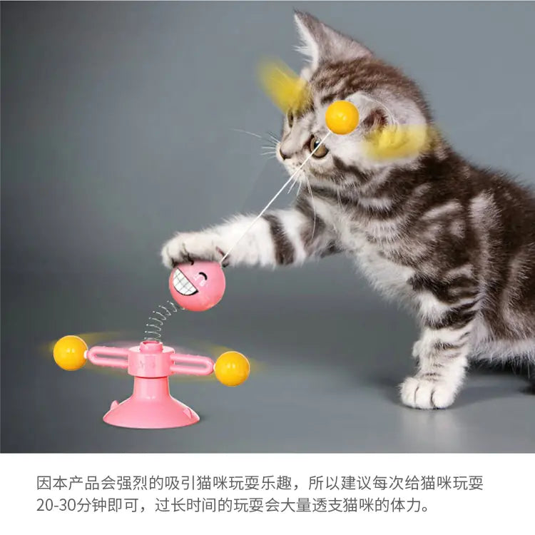Rotating Cat Windmill