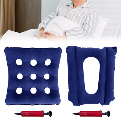 Inflatable Air Cushion Seat Pad (2 Pack w/ Pumps)