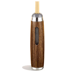 Portable Walnut Wood Car Ashtray (No-Drop Design)