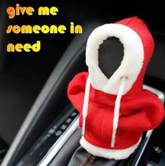 Holiday Hoodie Gear Shift Cover