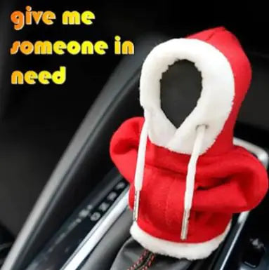 Holiday Hoodie Gear Shift Cover