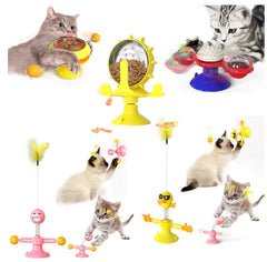 Rotating Cat Windmill