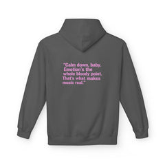 Black Hearts Club "Emotion's the Whole Bloody Point" Premium Fleece Hoodie – Unapologetically Real